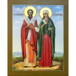 Икона Киприан и Устинья